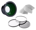 Adapter + Wide Filter Angle High DMC-LX10 Super Filter/Lens Lumix 0.43X Lens Macro + w/ Set Panasonic Definition