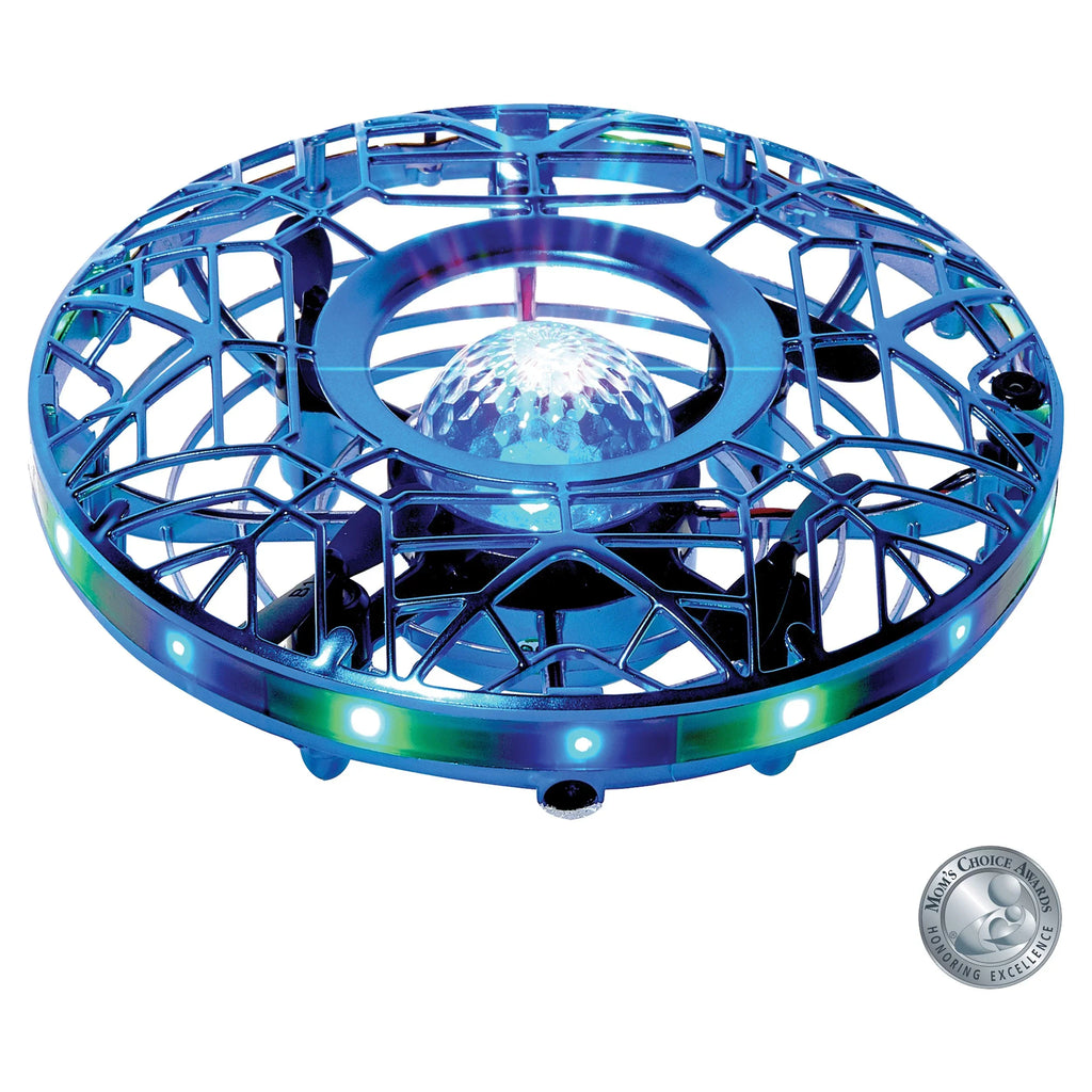 Drone Scoot Controlled Mini Aerial Projector Force1 LED Pro Light Drone with (Blue) Hand