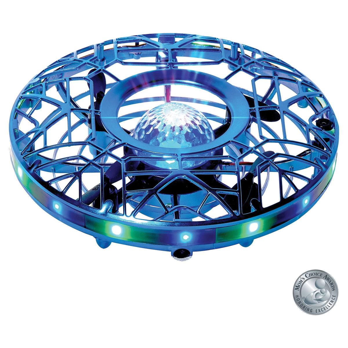 Drone Scoot Controlled Mini Aerial Projector Force1 LED Pro Light Drone with (Blue) Hand