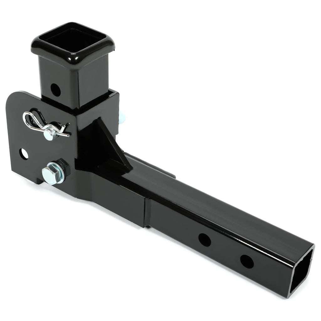 Up Folding Wheelchair Cargo Pounds Tongue to 2” Hitch Receiver Black Carrier Weight Mount Trailer Steel 500 Kojem