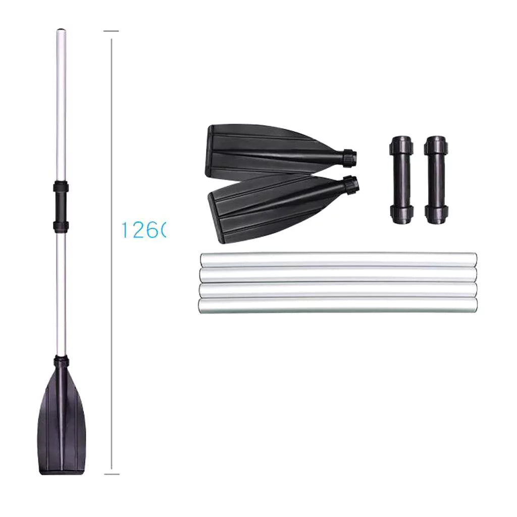 Heavy Aluminum Pair Boat - 1 for Kayaks inches 49.6 Alloy Rubber Dinghy Duty Lightweight Raft Inflatable Canoe Oars