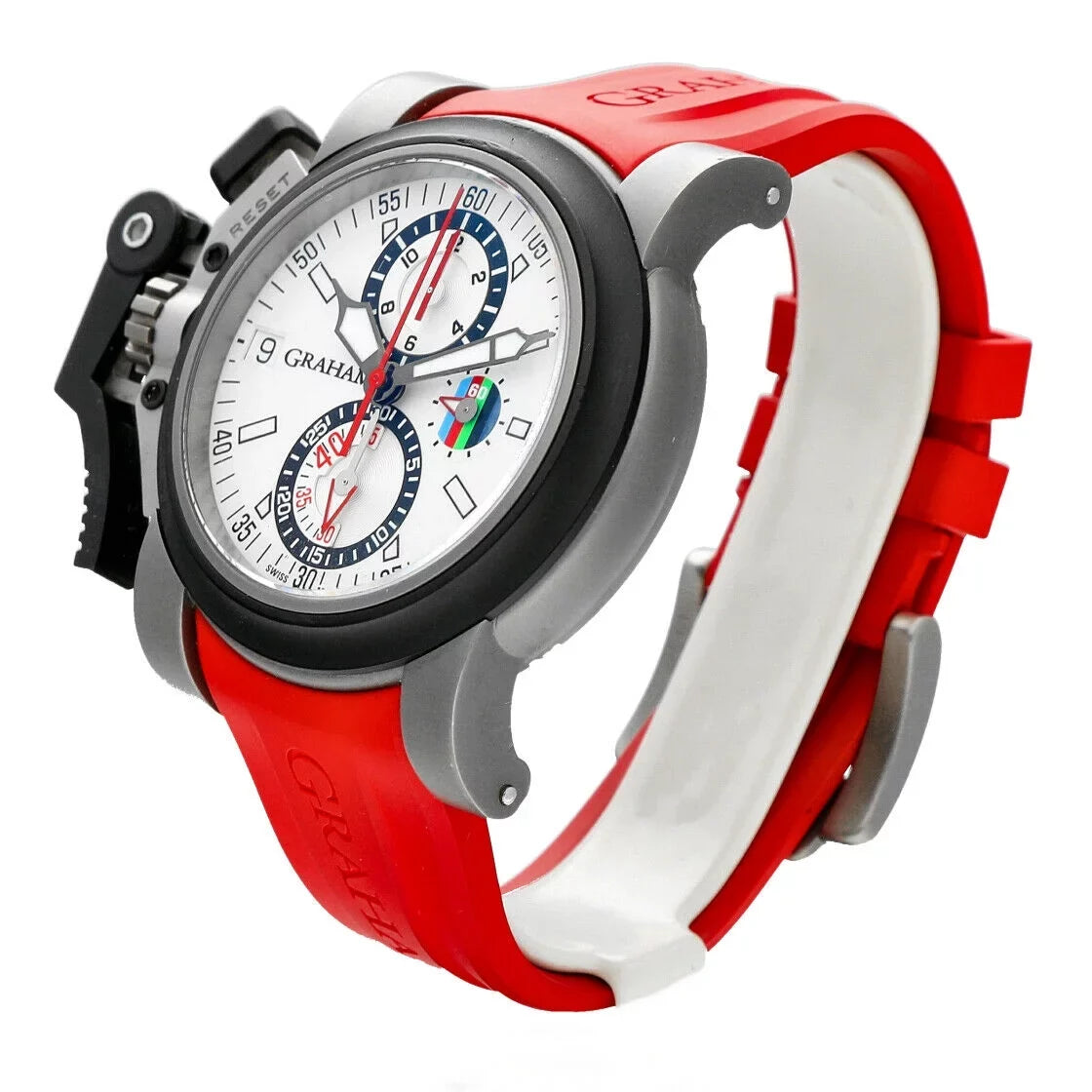 Referee Watch 6 Chronofighter Nations RBS Men's Oversize Graham Titanium Rubber