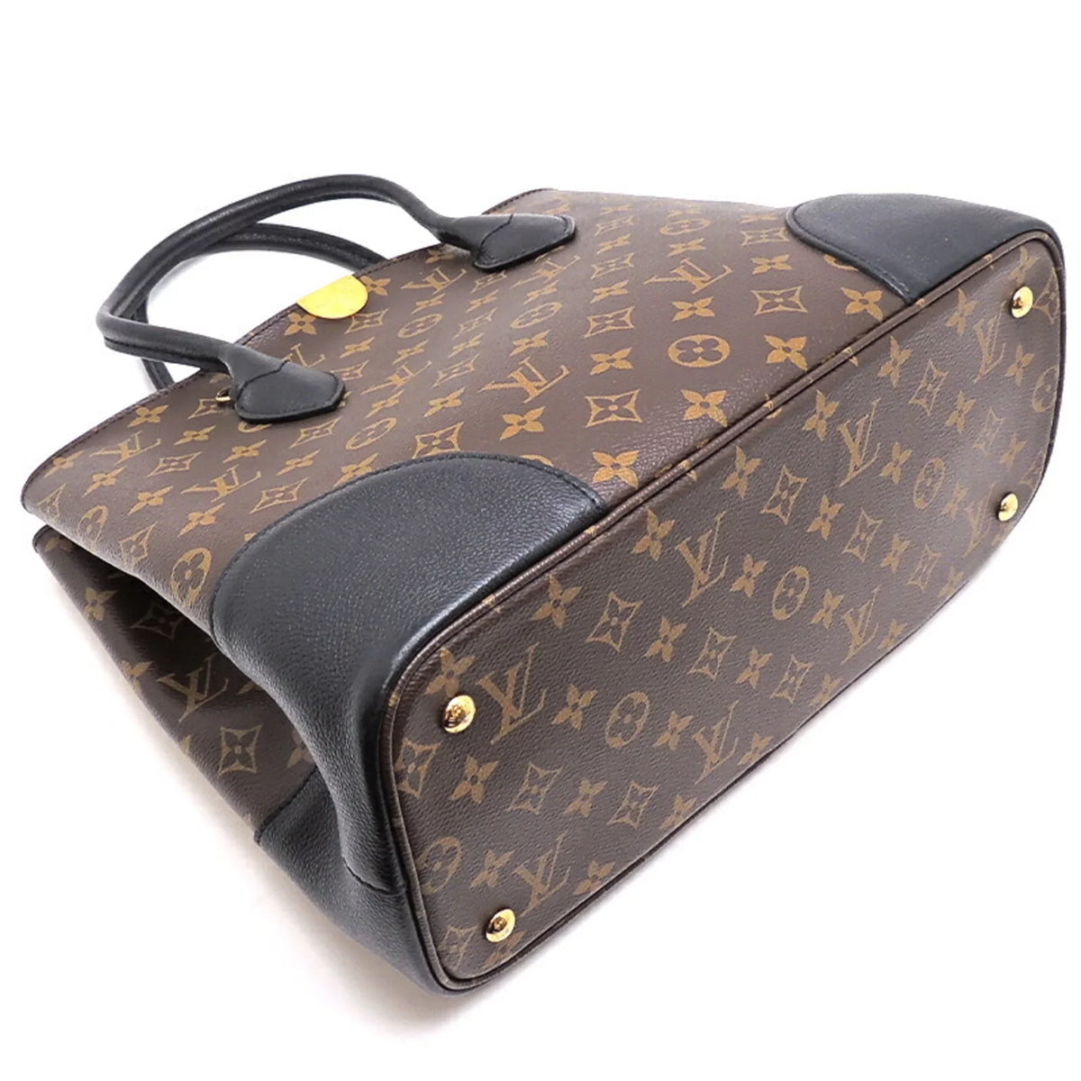 M41595 Vuitton Handbag Monogram Pre-Owned Flandrin (Good) Louis Brown Ladies Macassar