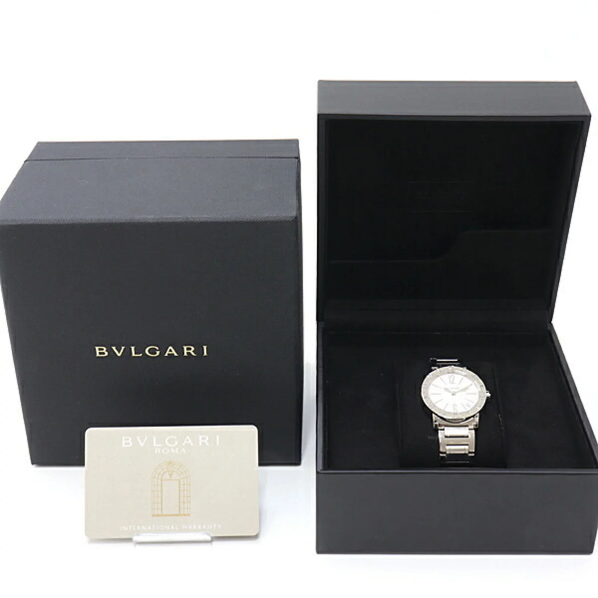 BVLGARI Watch White Dial BBL33WSSD Automatic Boys Pre-Owned New) Bulgari (Like Shell Winding