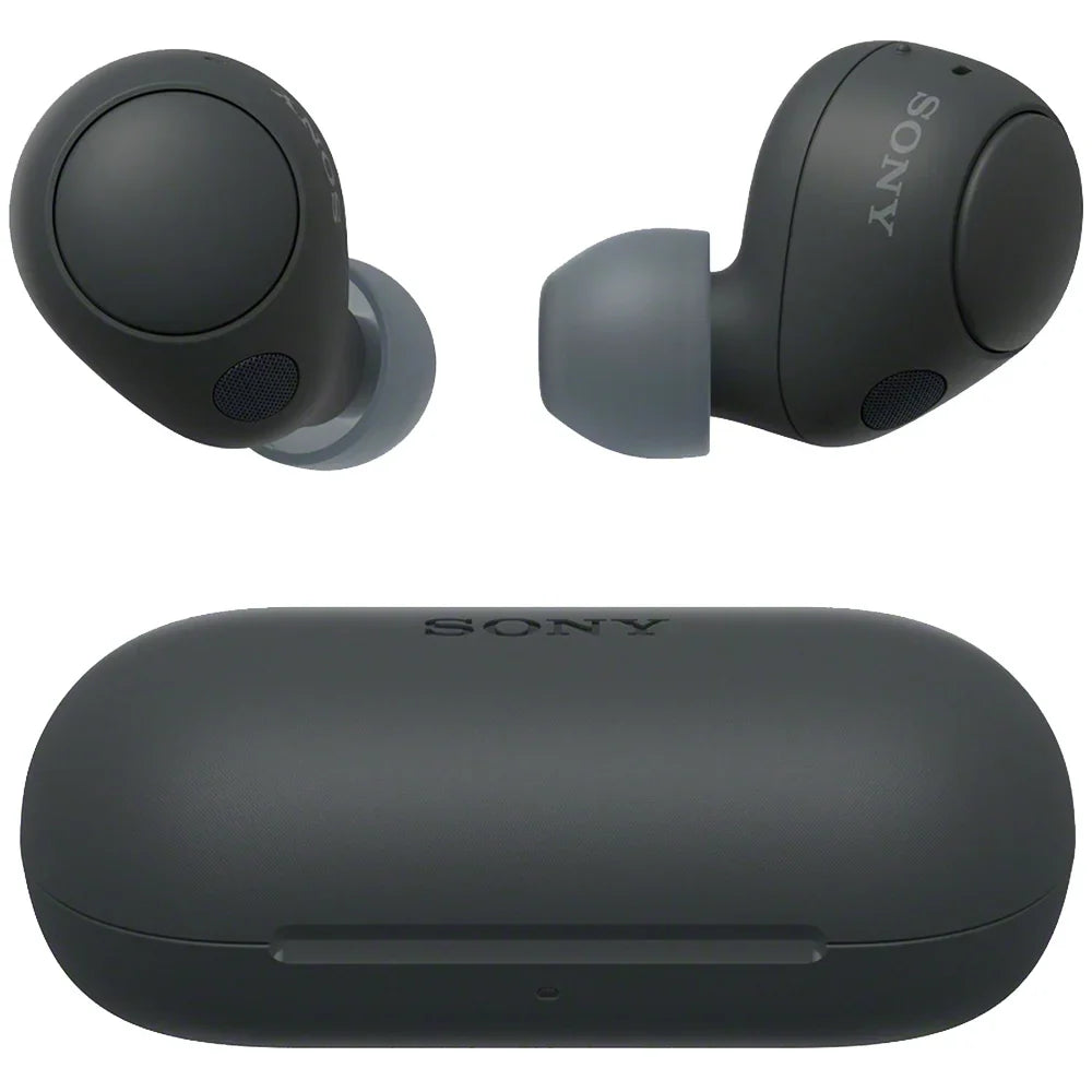 Sony IPX4 Headphones with Noise Canceling Earbud Truly Open Mic and Water Black WF-C700N Box in-Ear Bluetooth Wireless Resistance,