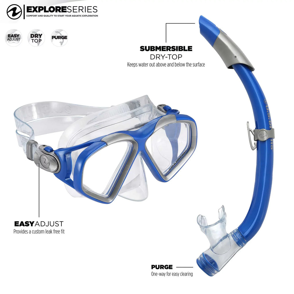 Combo, Snorkel U.S. Blue Divers Cozumel