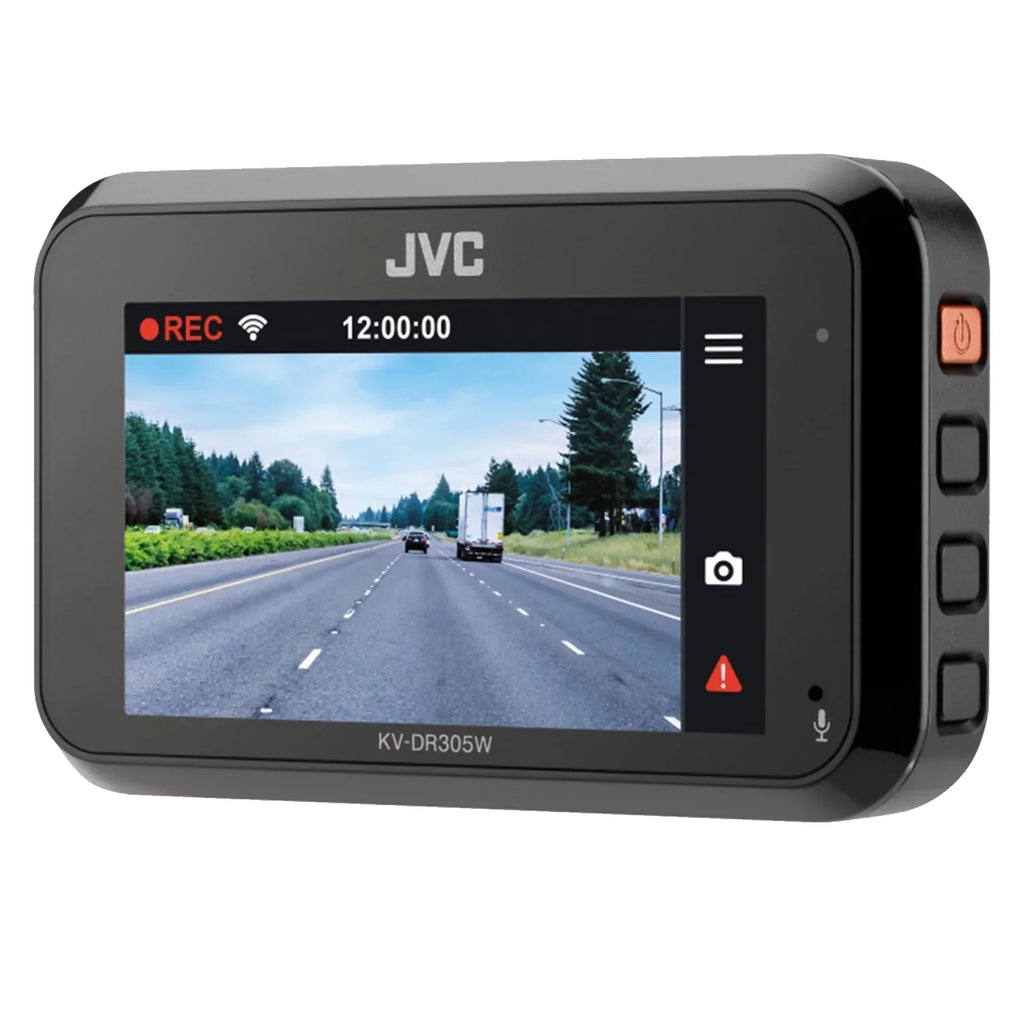 Recorder LCD Full HD Digital Video JVC Camera and Dash w/ 2.7" New KV-DR305W Display
