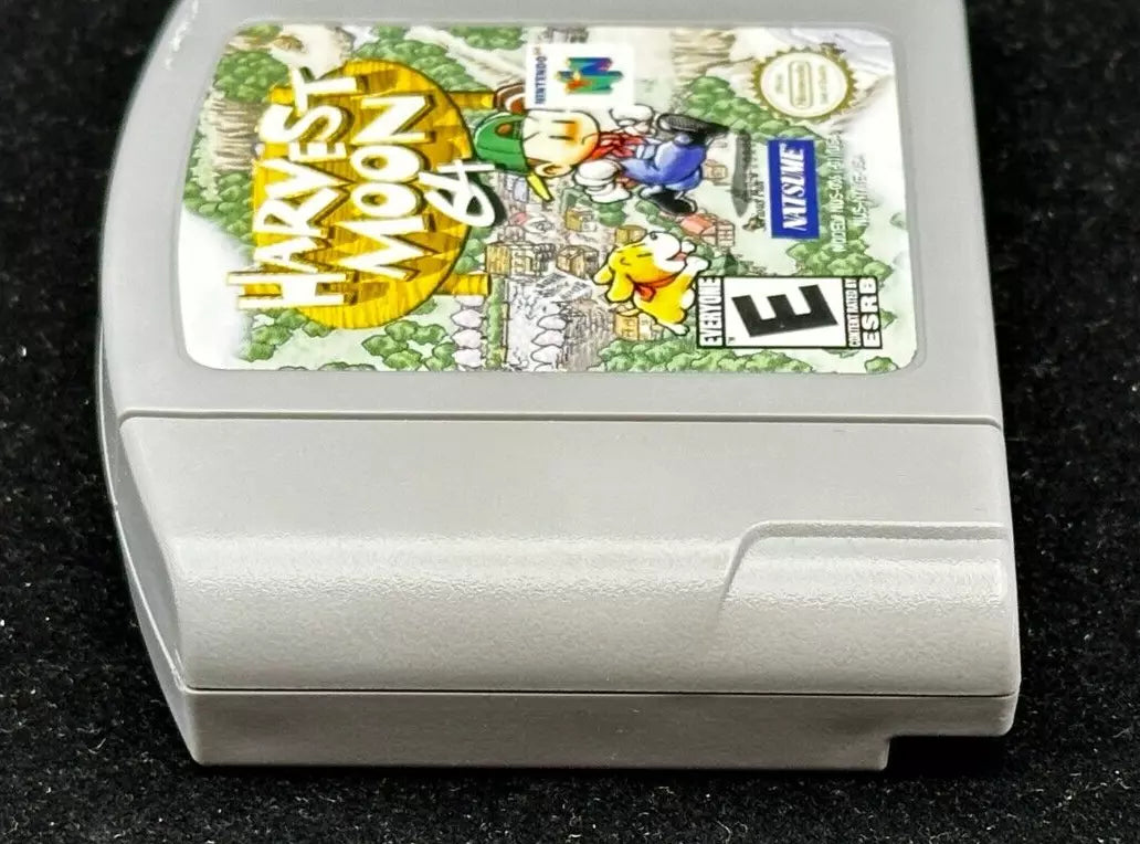 Only Harvest 64 Nintendo N64 64 Moon NATSUME- Genuine Cassette