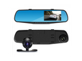 Video | Front Recorder Car Upgraded Inch | 4.3" Lens Car Vehicles Dash LCD Rearview DVR Cam HD with Dual Car Video | Vehicles Mirror Camera & Camera 1080P for Full