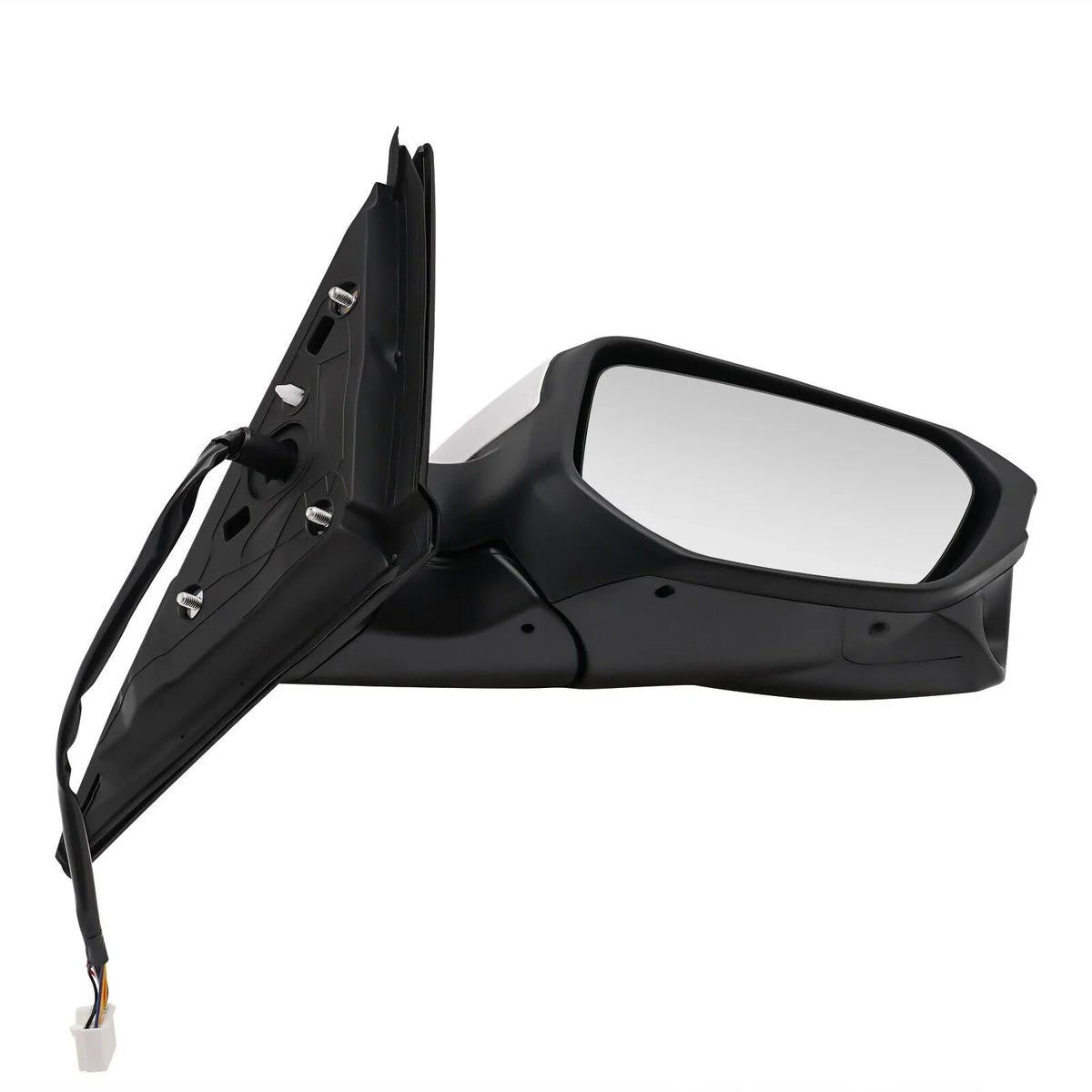 Sedan Side Heated Right Fit Camera Civic White Mirror 2016-2020 Power Honda View