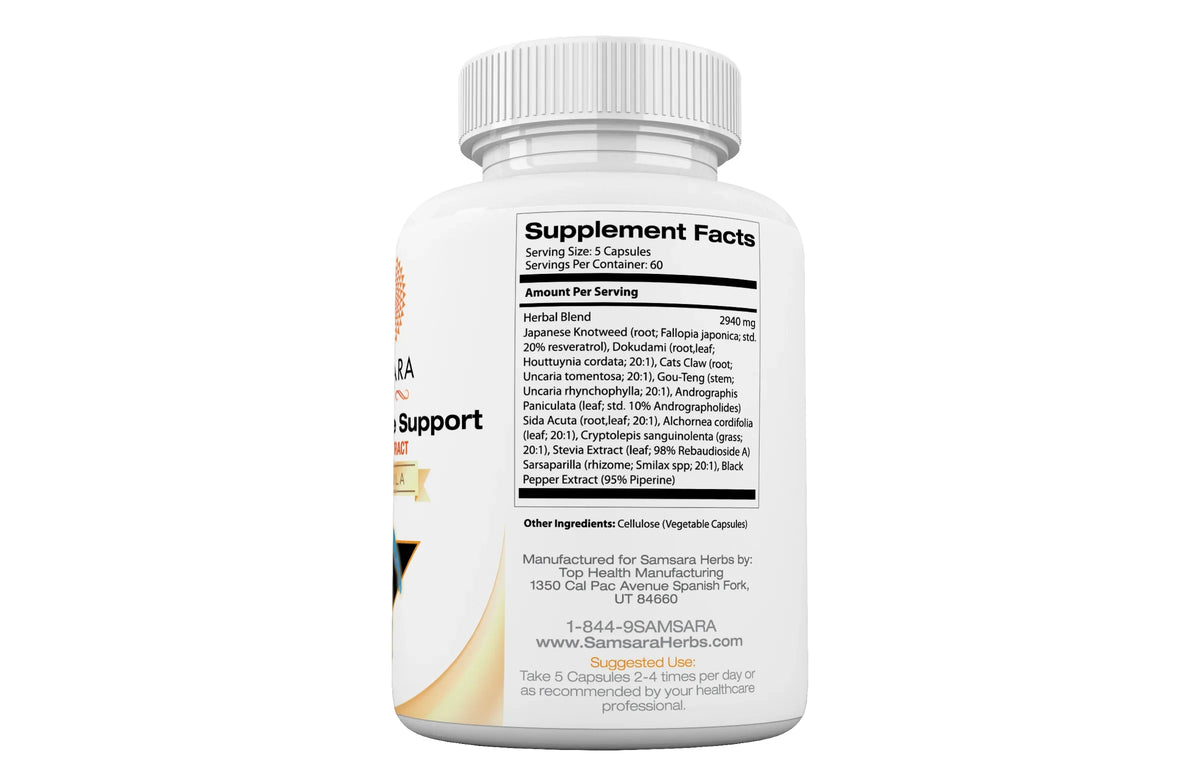Tick Support Herbs Samsara Formula Original Immune - Capsules) (300 The Herbal