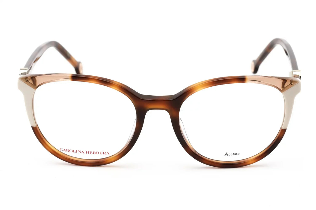 CH0056-C1H-52 Size CAROLINA Brown 52mm Women HERRERA 19mm Eyeglasses 145mm