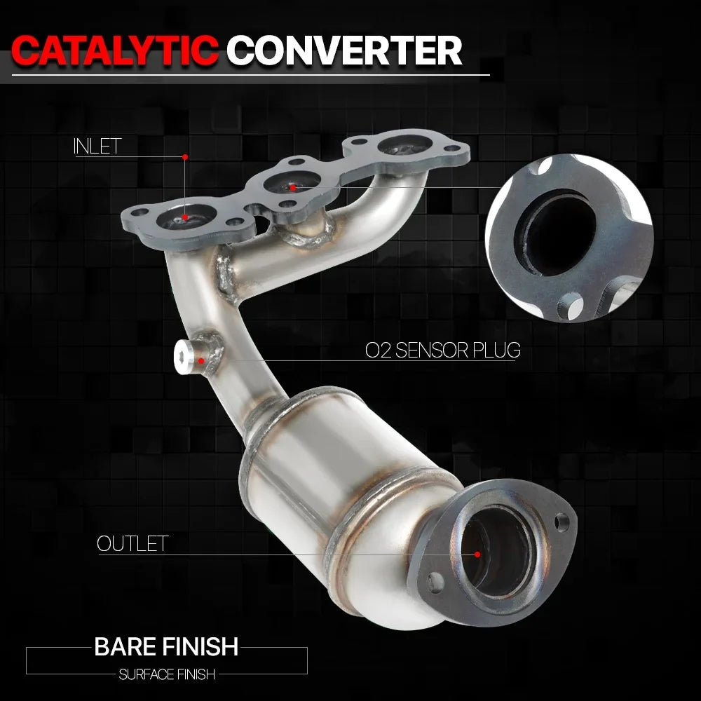 06 Manifold 05 for AWD 04-07 Left Highlander/Sienna/EX330 Converter Exhaust Catalytic