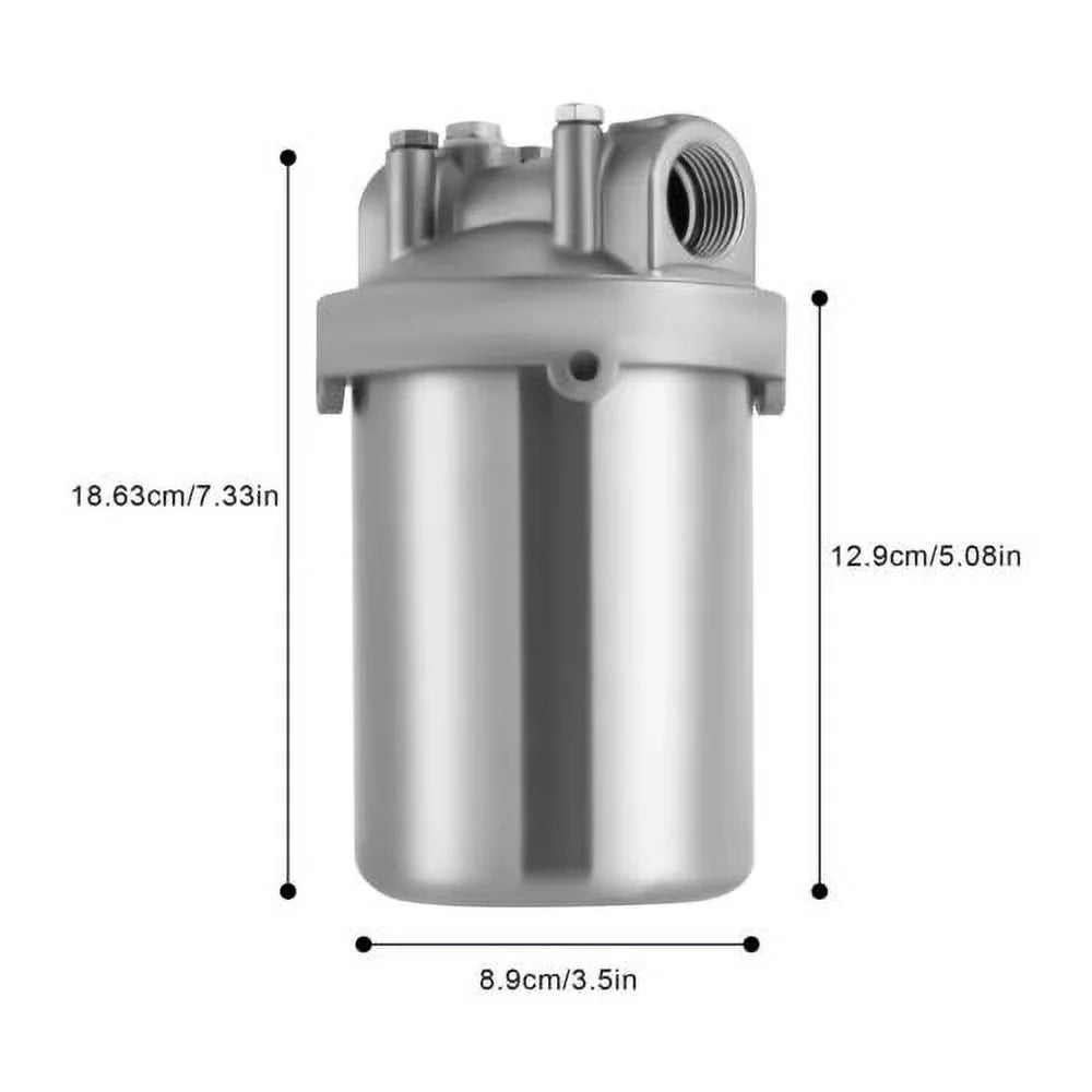 Heavy Filter Filter Shell Water 5" Inlet Duty Housing- 3/4" Npt Commercial Inch