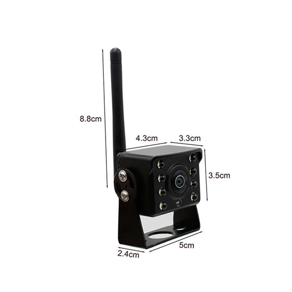 Bus Monitor Wireless Waterproof LED View Camera, Meterk Wireless Backup Automobile WiFi Vision IP67 Reverse Rear Night Camera ~36V Truck Car Reversing