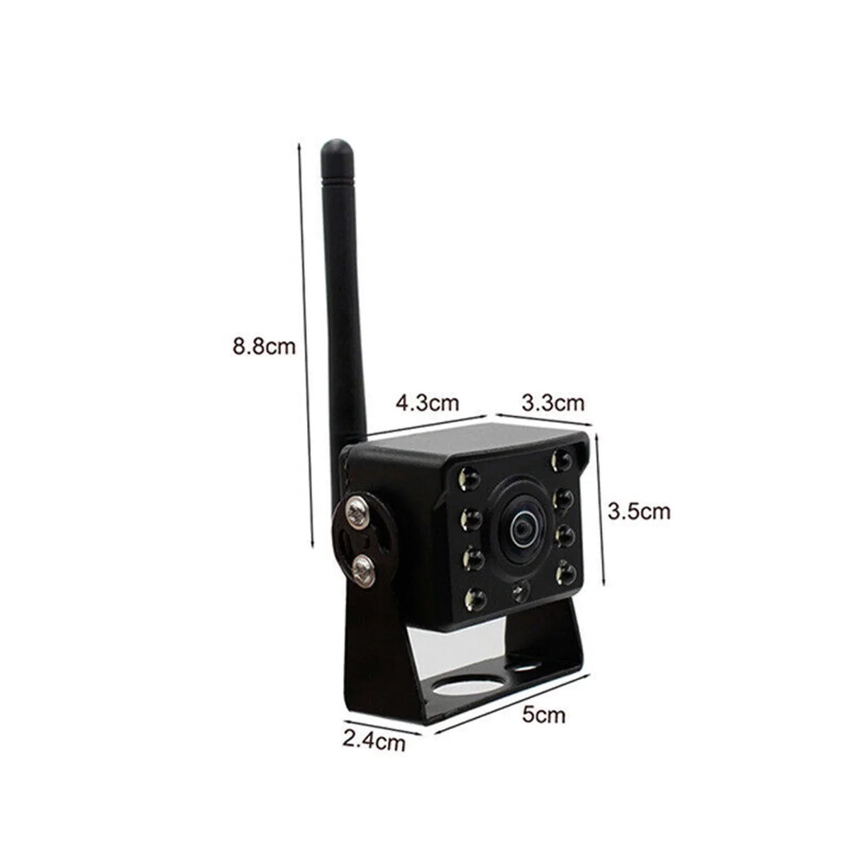Bus Monitor Wireless Waterproof LED View Camera, Meterk Wireless Backup Automobile WiFi Vision IP67 Reverse Rear Night Camera ~36V Truck Car Reversing