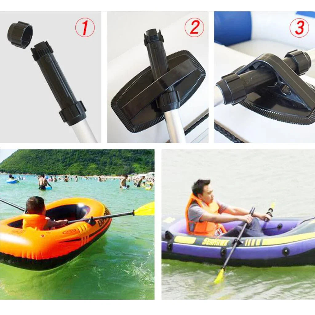 Heavy Aluminum Pair Boat - 1 for Kayaks inches 49.6 Alloy Rubber Dinghy Duty Lightweight Raft Inflatable Canoe Oars