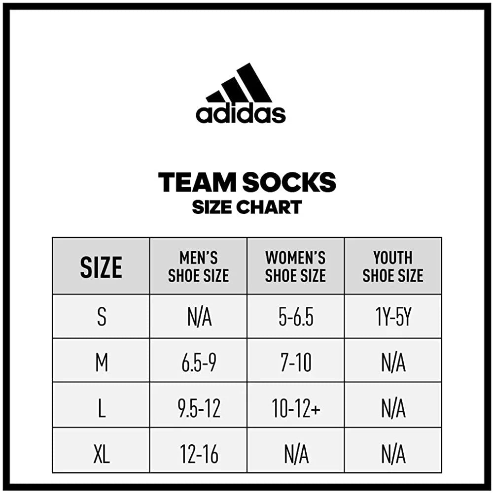 Creator Unisex-Adult 365 Socks Crew Basketball X-Large (1-Pair) adidas White/Black