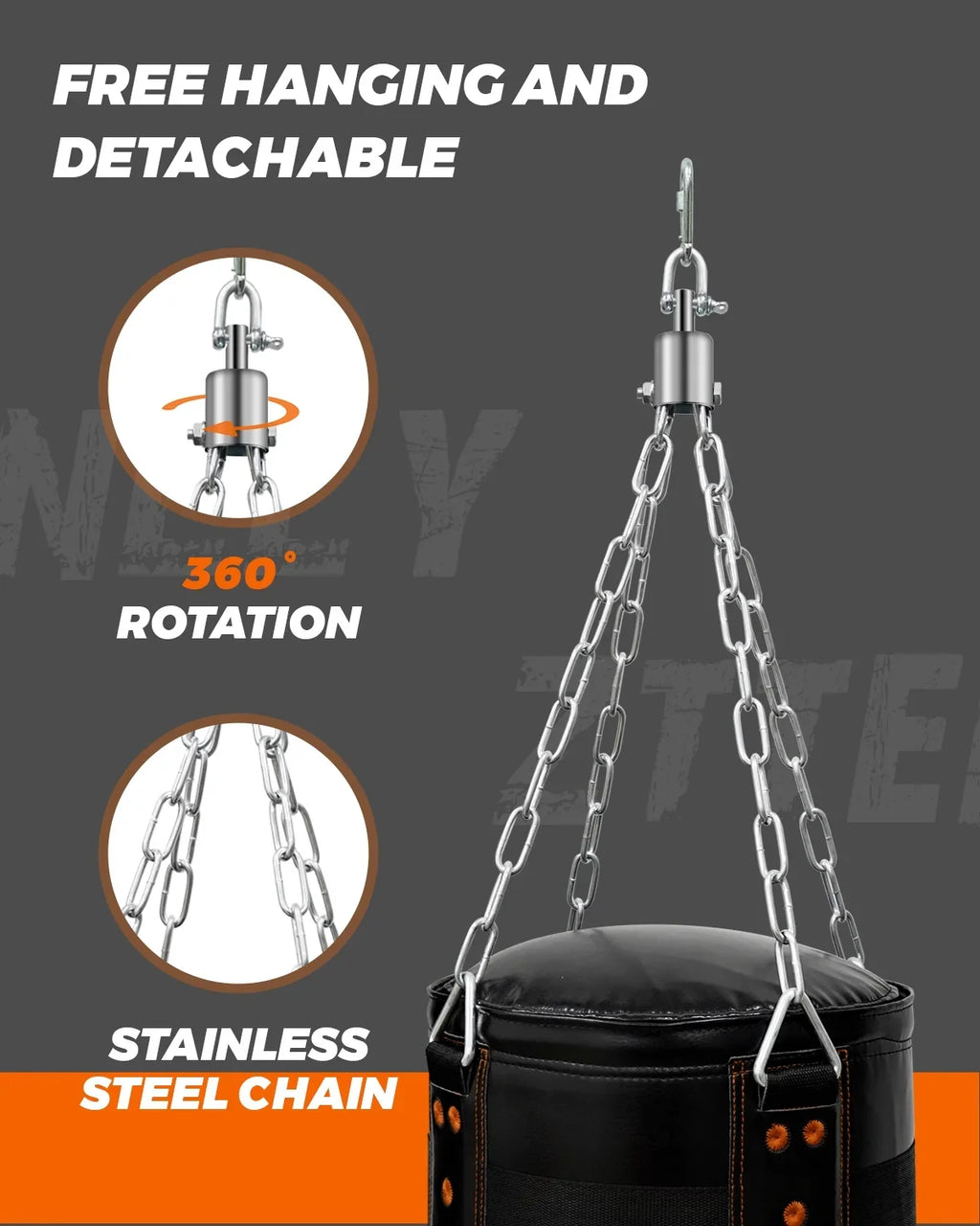Boxing, MMA, Bag Rebound - Great Excellent ZTTENLLY for Bag Punching Heavy Hanging for Kids - Kickboxing… Adults Pre-Filled, Boxing Leather, PU