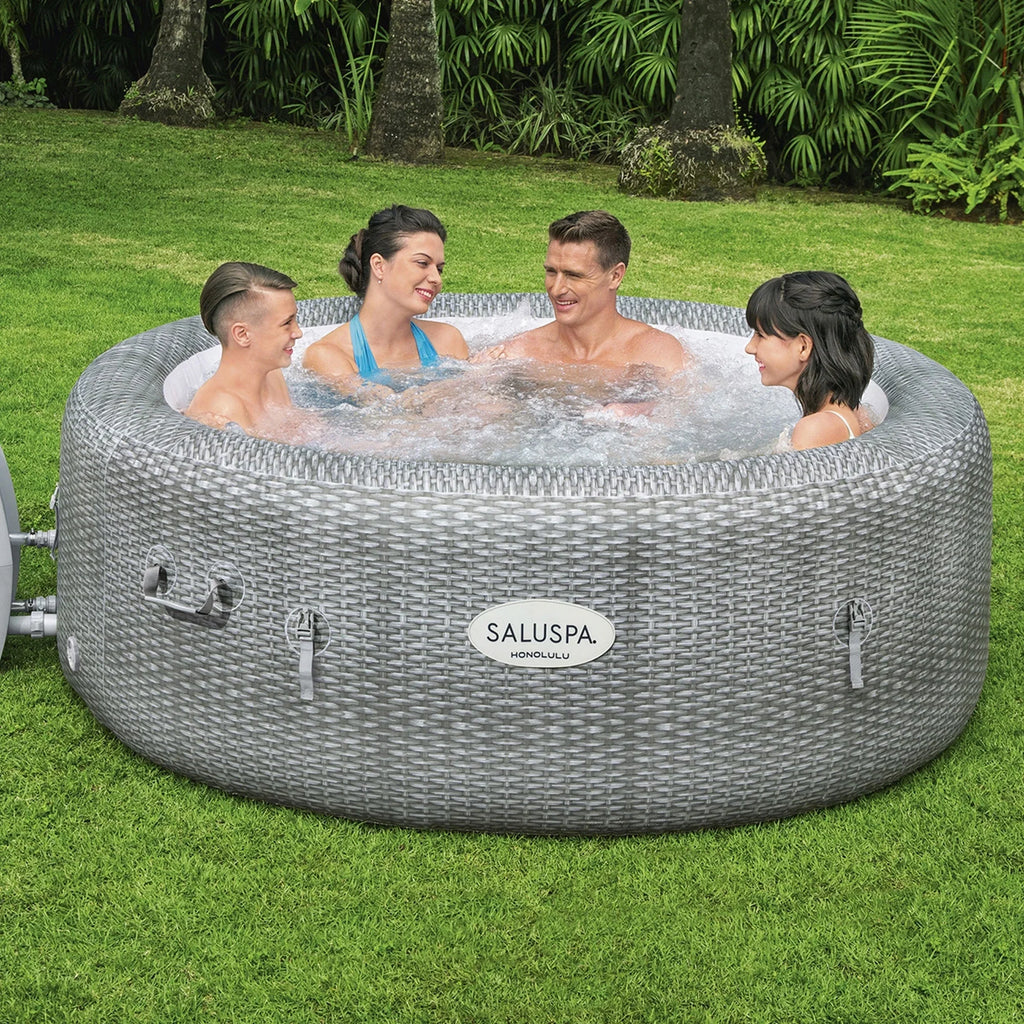 AirJet Tub Hot Seat 4-Pack with Honolulu Coleman SaluSpa Bestway Spa