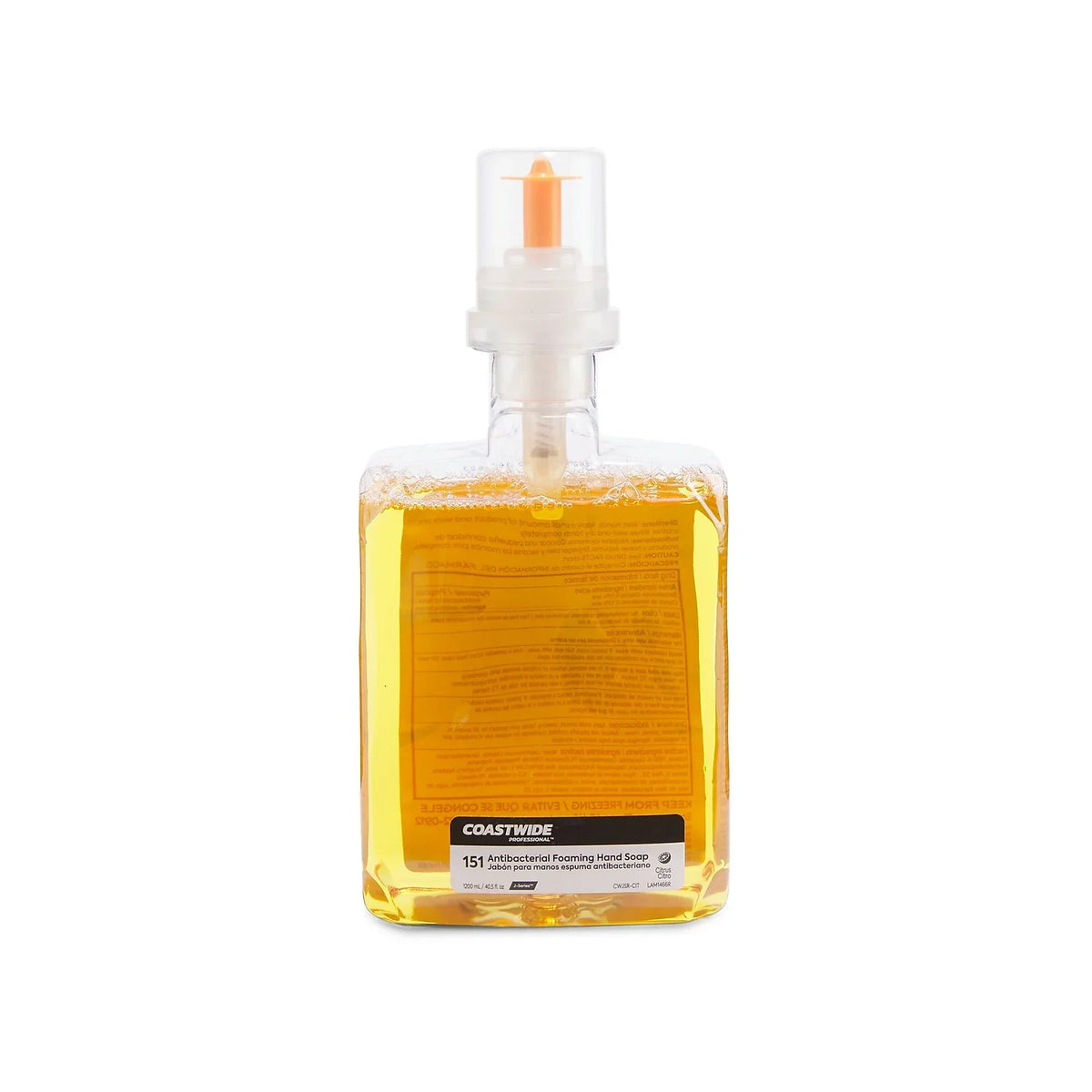 2/Carton COASTWIDE Hand Antibacterial Soap mL J-Series Foam Citrus CWJSR-CIT 1200