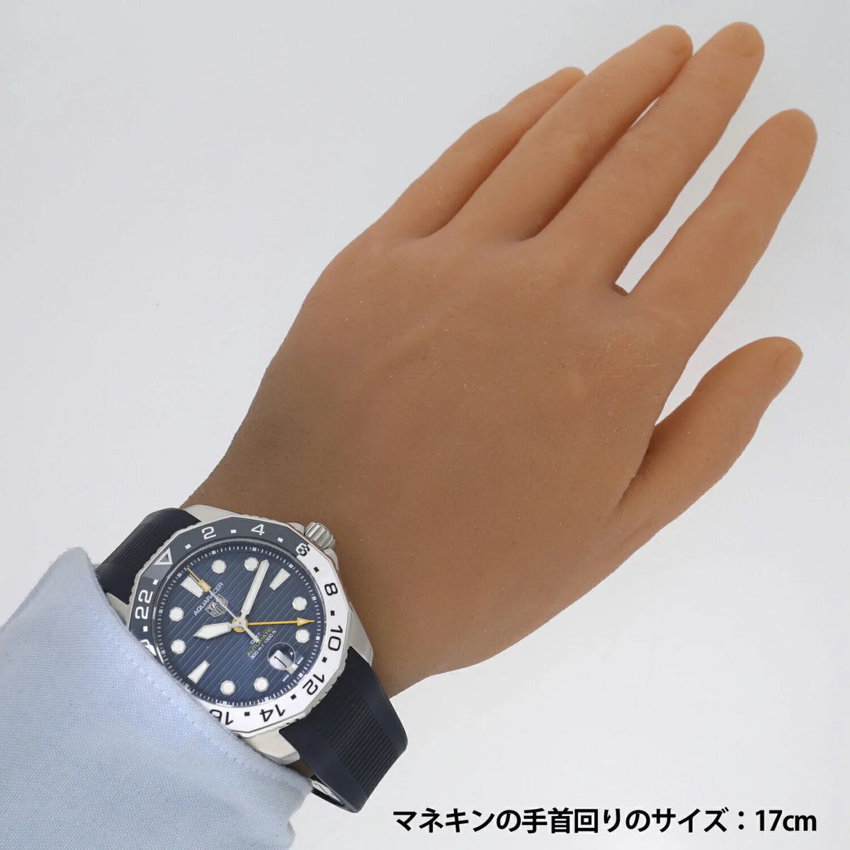 Men's Caliber Watch Tag Pre-Owned 7 Professional WBP2010.FT6198 Aquaracer GMT (New) 300 Heuer Blue