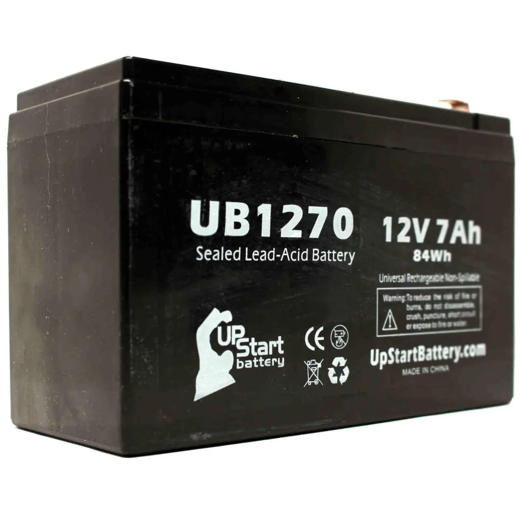 Terminal, Universal - 7Ah, Battery Compatible Sealed - 7000mAh, Adapters Terminal F1 SURT2000XLI F2 Battery Replacement Pack SLA) F1 (12V, Includes APC SMART-UPS 4 2x - to 2000 AGM, Acid Lead UB1270