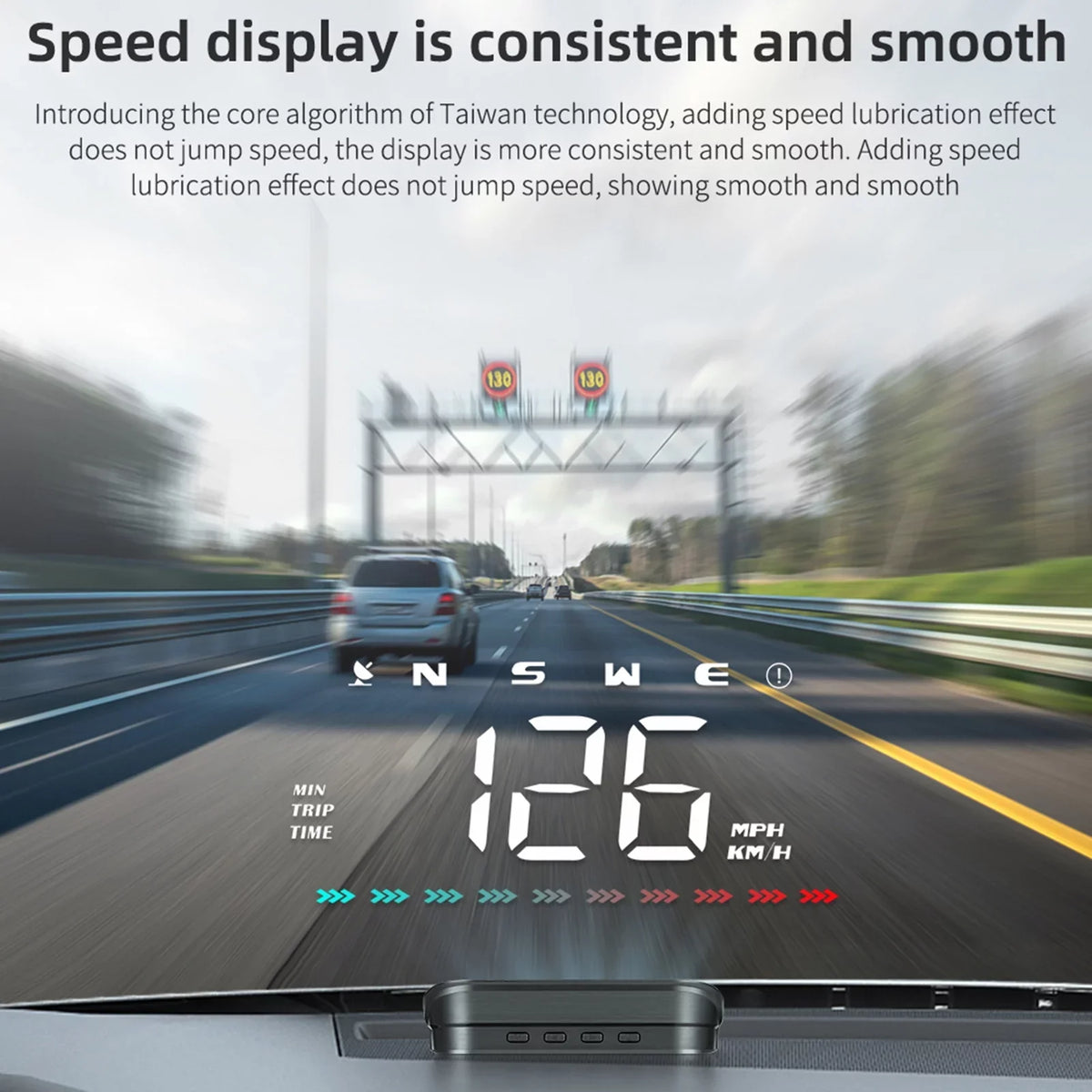 with Car GPS for Heads-Up Display Alarm Digital Pinnaco Speedometer Overspeed Speedometer
