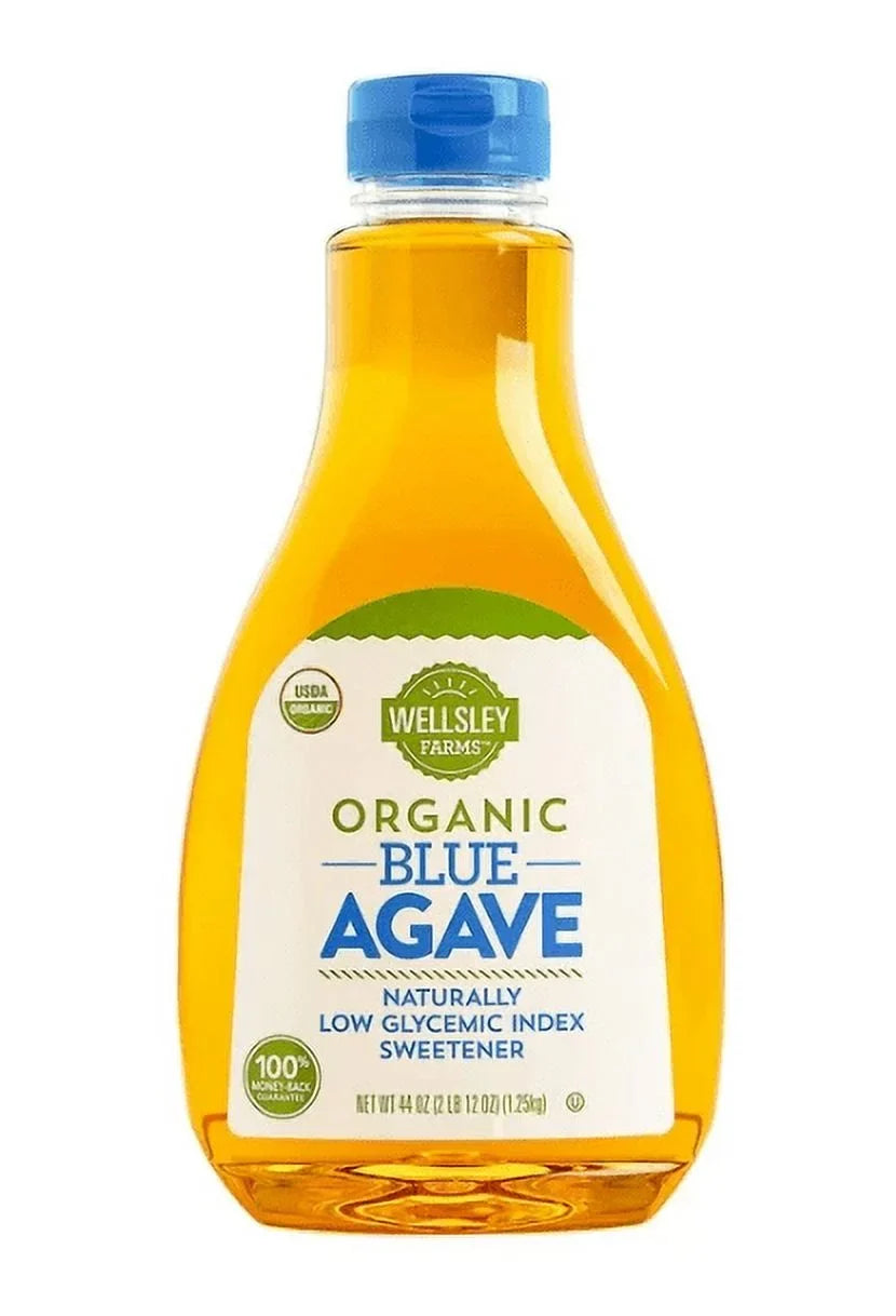 Wellsley Agave, oz.- Liquid Organic Blue 44 Substitutes Farms Sugar
