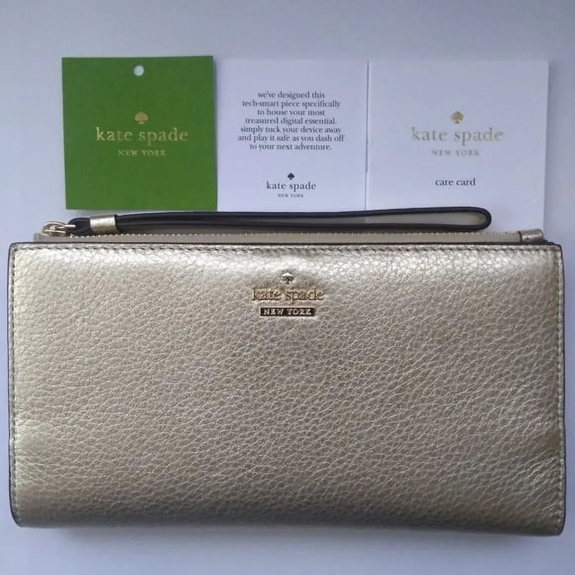 Kate Wallet Gold Blake Eliza Wristlet Dot Street Spade