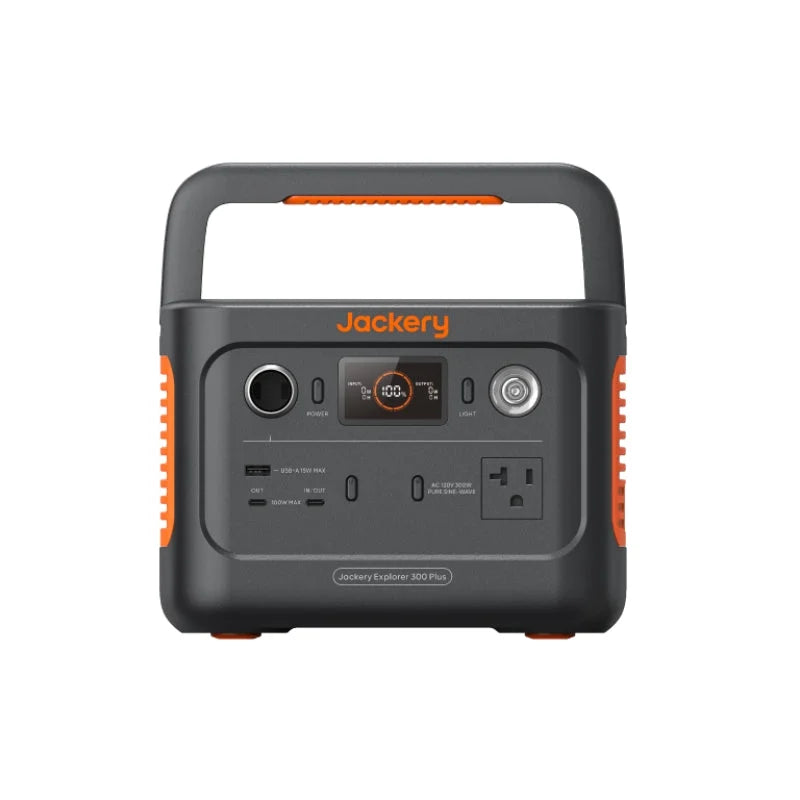 Traveling, Station, Backup 300W for Outdoors, Plus 288Wh Battery, RV, LiFePO4 Jackery and Solar AC Explorer Emergencies Portable Camping, Generator 3.75 300 Outlet, Power KG