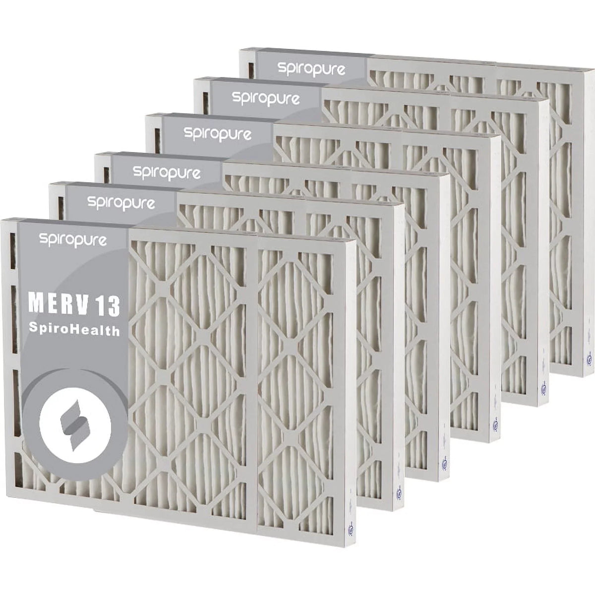 Pleated USA in Filter - 13 Made Pack) MERV SpiroPure 15.75x31.75x2 (6 Air Filters