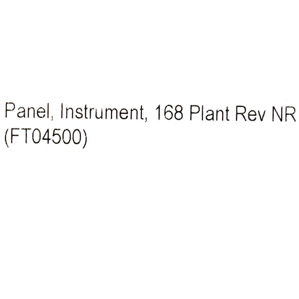 Instrument | Boat Inch Panel Phantom 3/4 Blank 324259 Ranger 16 168