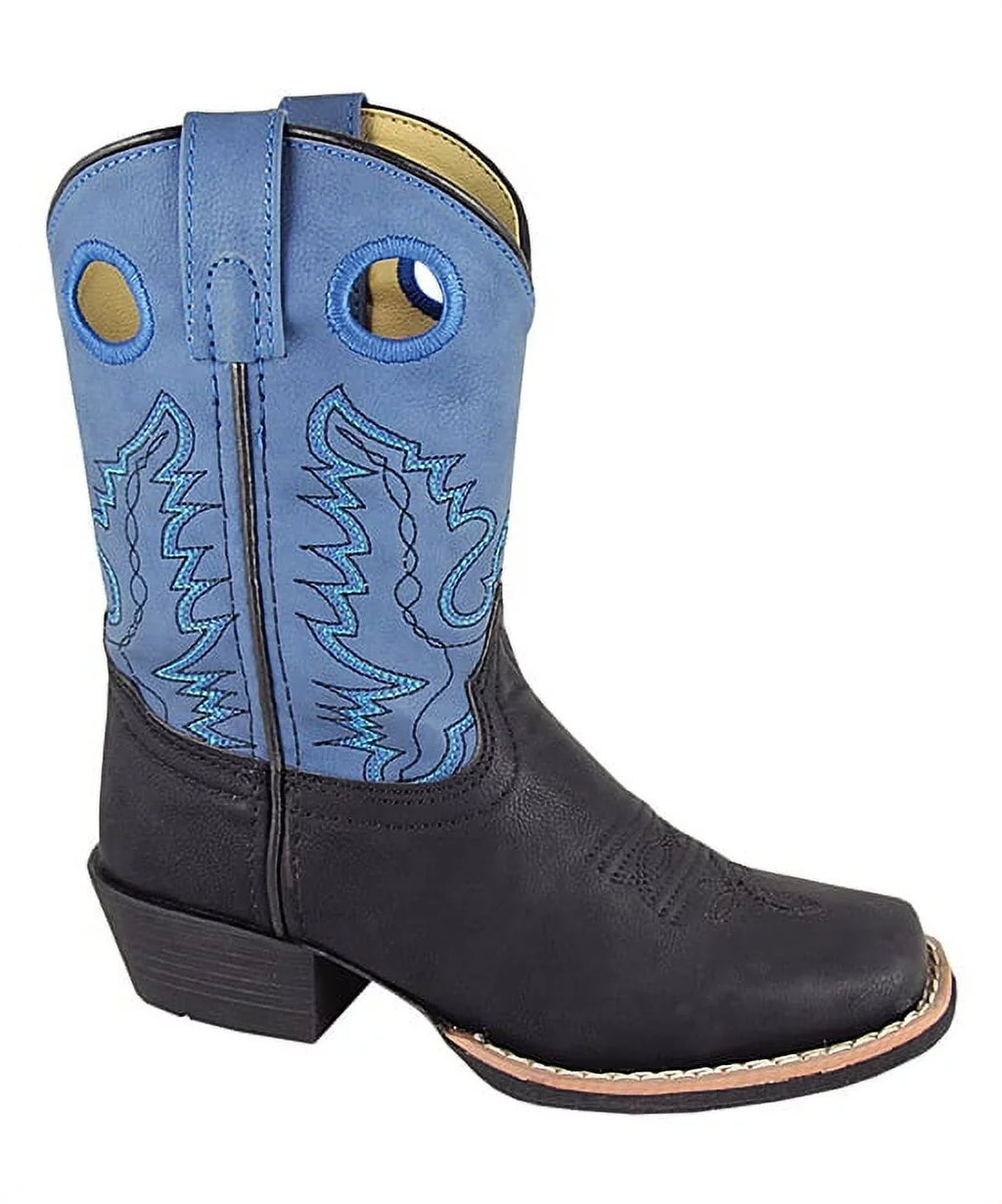 Monterey Smoky Blue Boot Cowboy Black and Kids Mountain