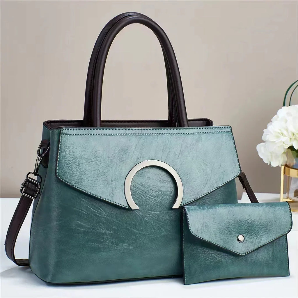 and Luggage Women's American Set Two Fashion European One Women's 2023 Shoulder Handheld Junior Women's New Baobao Bag Mother Piece Bag