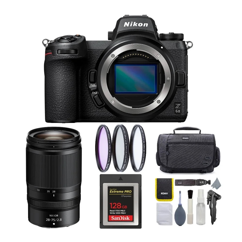 Z6 Nikon 28-75mm f/2.8 II and Mirrorless Bundle Lens Camera