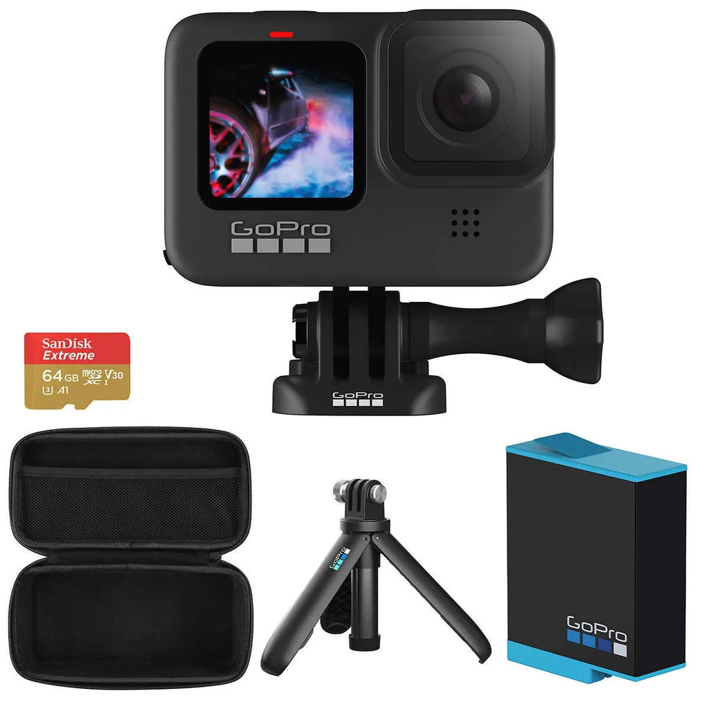 UHD Camera HERO9 9 Black Hero 5K *Bundle* Accessories Action GoPro