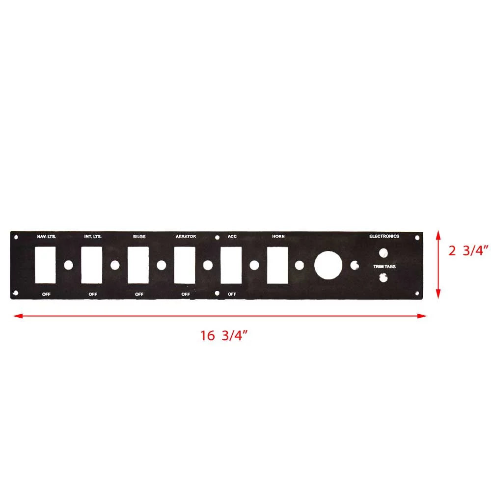 Instrument | Boat Inch Panel Phantom 3/4 Blank 324259 Ranger 16 168