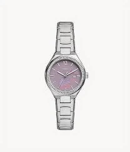 Three-Hand Watch Eevie Date Fossil BQ3854 Steel Stainless