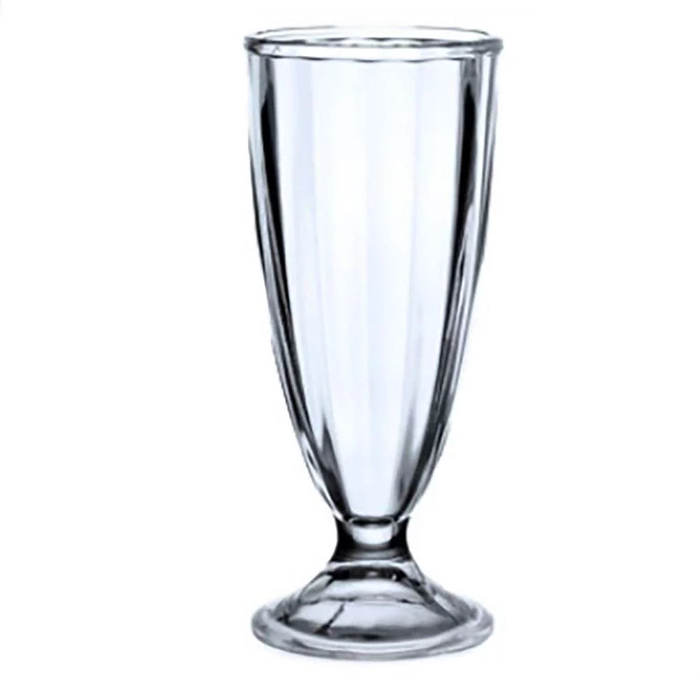 Smoothie Soda Malted 6 Fountain Glasses Milk oz Retro Vintage Parfait Shake Cream Soda Iced Design Tea Ice 12