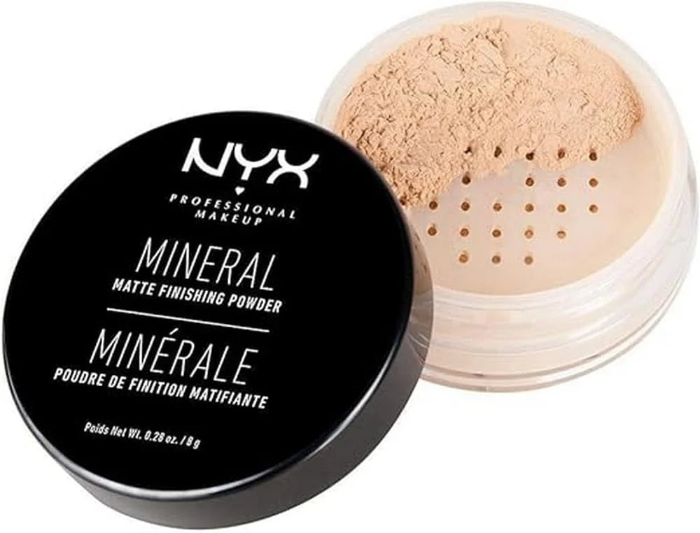 Makeup Loose Powder, Mineral Light/Medium Powder Finishing Nyx Setting Professional Matte -