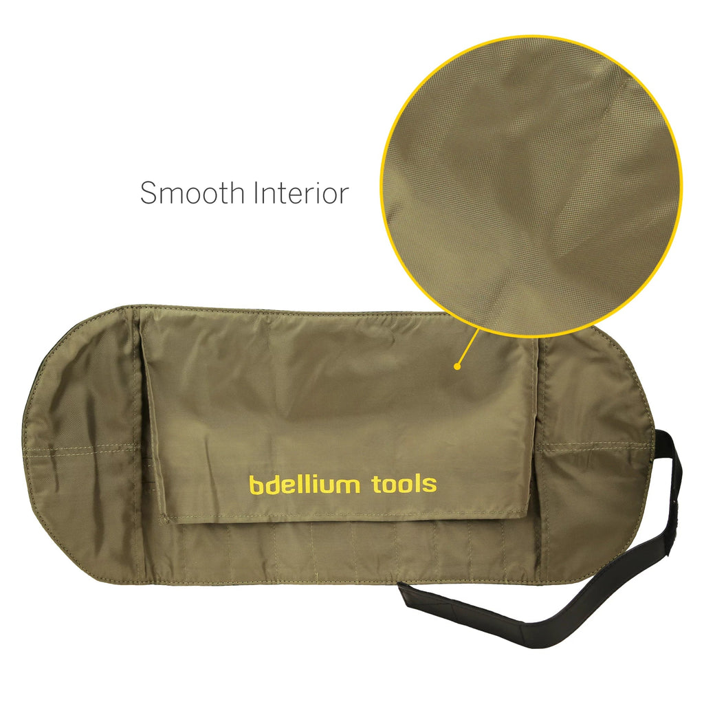 Set Roll-Up Brush Essential Makeup with Tools Maestro Pouch Professional Bdellium The Series 10pc. Key