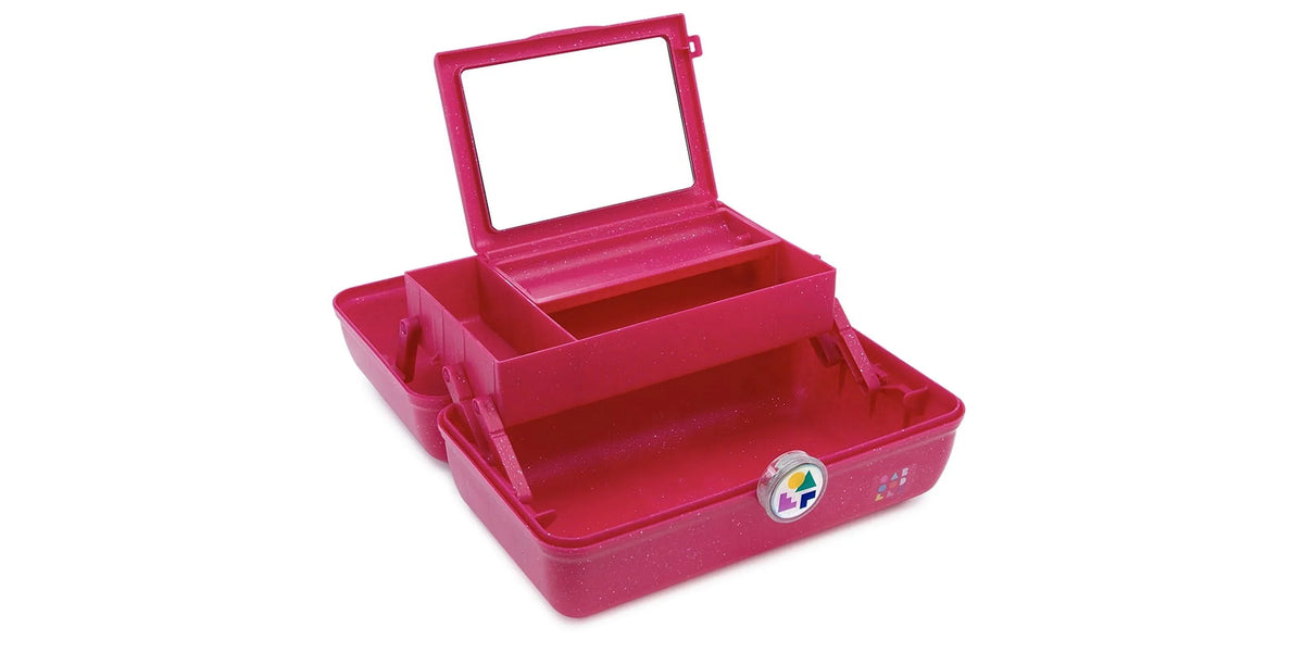 Girl Sparkle Pink Makeup Caboodles Deep Box, On-The-Go