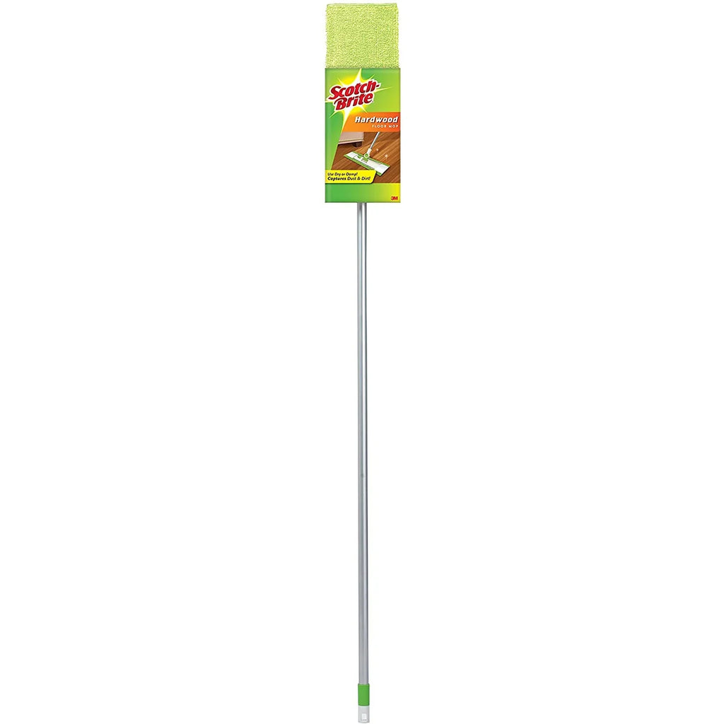 Mop (Green) Scotch-Brite Floor Mop: System Cleaning Hardwood Microfiber