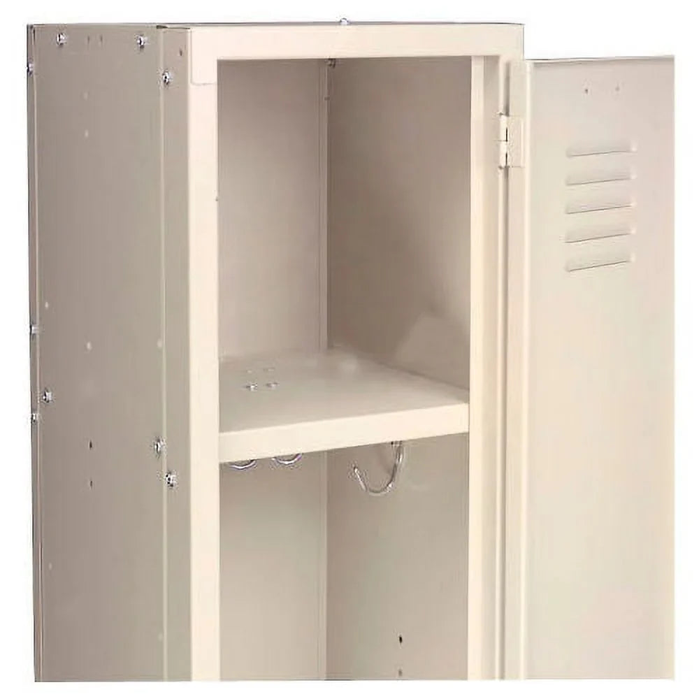 Global 1 with Door Paramount Locker to Assemble Tan - Single Tier Industrial Ready