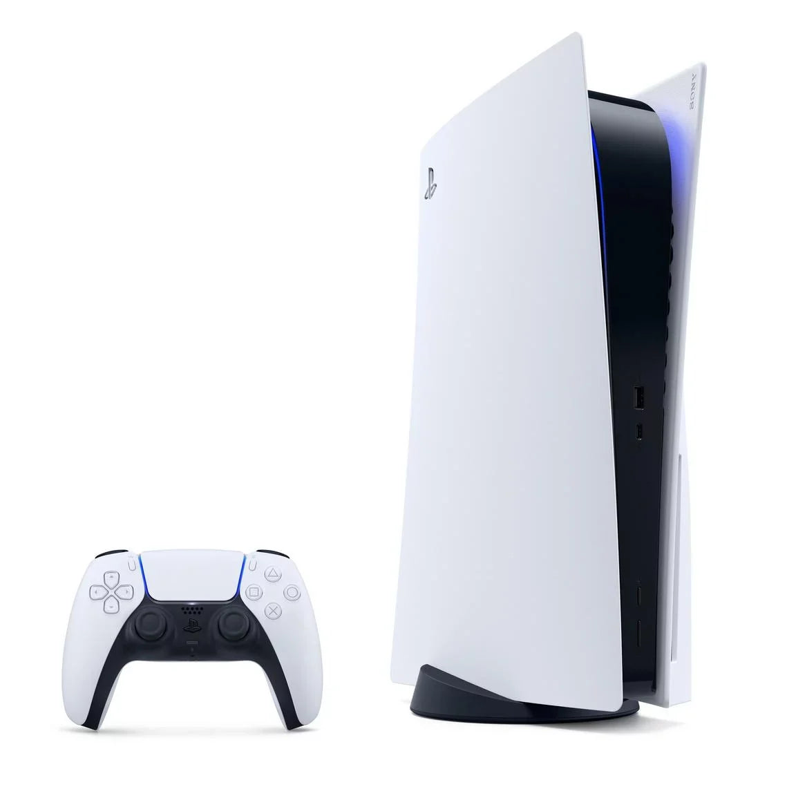 825GB Console 5 Sony White SSD PlayStation (Refurbished) Restored