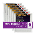 Allergen, Air Filter, x 21.69 Filtrete Living dimensions x 6-Pack MPR 1500, Healthy AC 0.78) 22x22x1, 21.69 (exact Furnace Ultra
