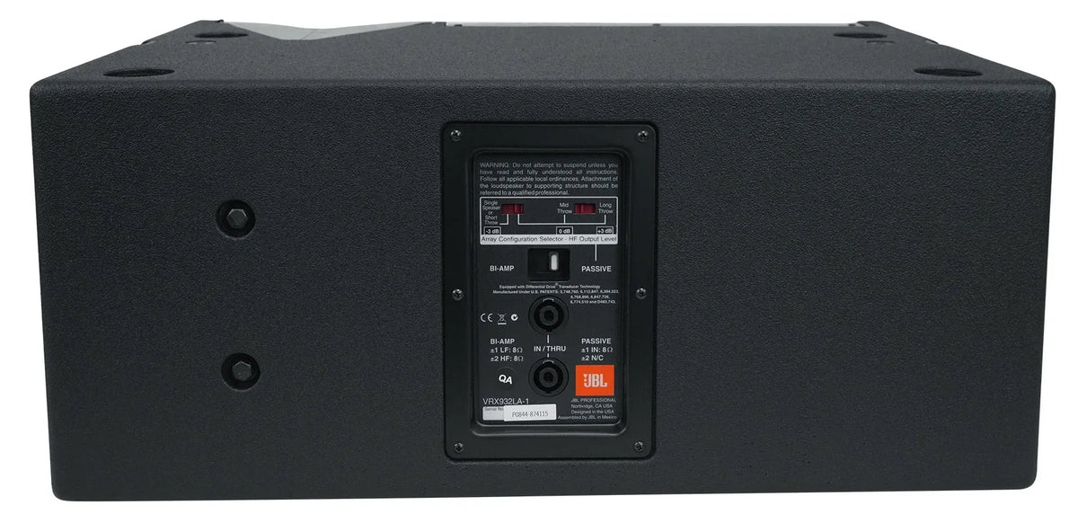 JBL 12" Passive VRX932LA-1 Watt Speaker Line-Array Black 2-Way 800 in