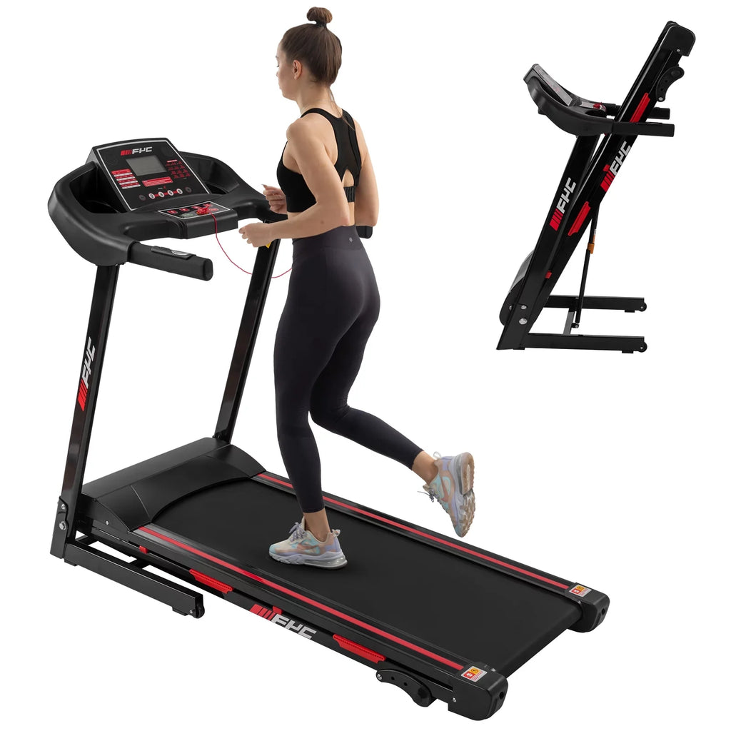 Easily Home Assembly, Electric Treadmill 16KM/H for FYC with 330 Machine LBS Anself Max Treadmill 3.5HP Folding Incline/, Running Foldable - Capacity Speed Home Gym Exercise Workout Weight