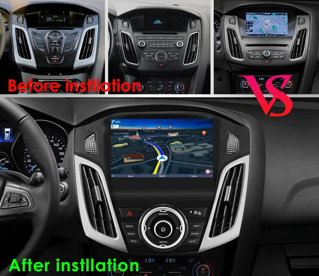 Head Android 2017 Unit Radio 2+32GB GPS 2012 2016 RDS Focus Car 2015 12.0 2014 2013 Carplay Wifi Ford Player For Stereo Navigation